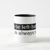 linkshandigen mok (Midden)