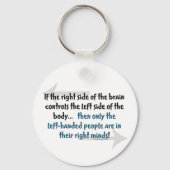 linkshandigen sleutelhanger (Voorkant)