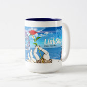 LinkSky-Roos, tweetalige mok (Voorkant rechts)
