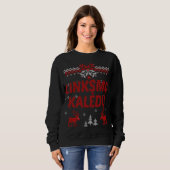Linksmu Kaledu Litouws kerstcadeau Trui (Voorkant volledig)