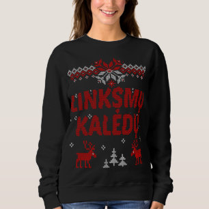 Linksmu Kaledu Litouws kerstcadeau Trui
