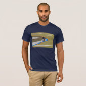 Linksom bij het Velodrome van Boulder T-shirt (Voorkant volledig)