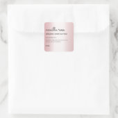 Linkszijdige marge Roos gouden body boter labels (Tas)