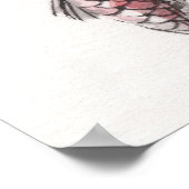 LinLi Chinese Waterverf Art Print - KOI Fish #2 (Hoek)