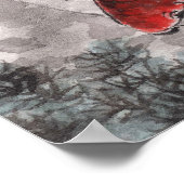 LinLi Chinese Waterverf Art Print - KOI Fish #5 (Hoek)