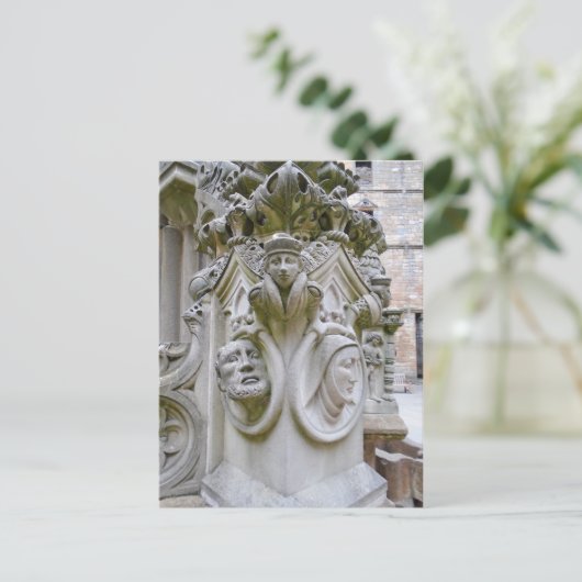 "Linlithgow Palace Fountain- Detail"-Briefkaart Briefkaart (Staand voorkant)