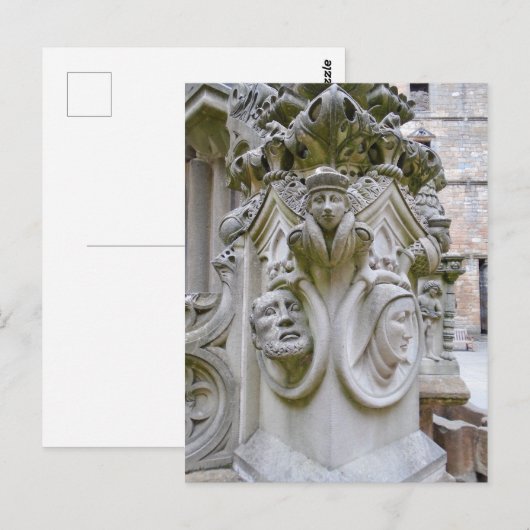 "Linlithgow Palace Fountain- Detail"-Briefkaart Briefkaart (Voorkant / Achterkant)