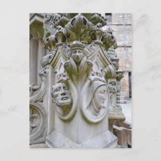 "Linlithgow Palace Fountain- Detail"-Briefkaart Briefkaart