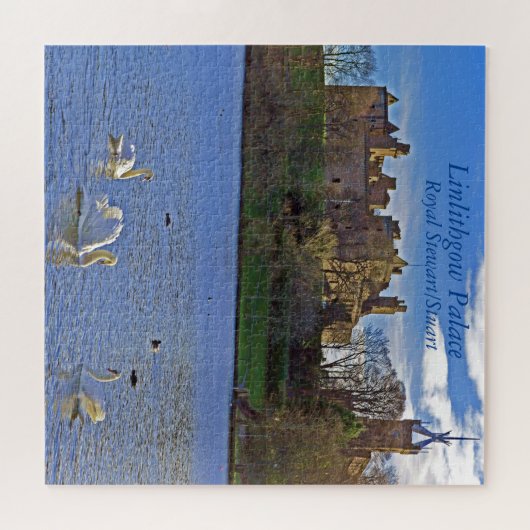 Linlithgow Palace - Royal Stewart/Stuart Puzzle Legpuzzel (Horizontaal)