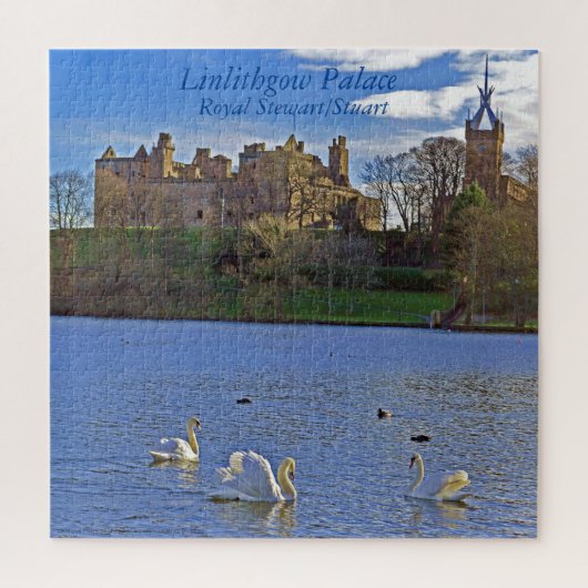 Linlithgow Palace - Royal Stewart/Stuart Puzzle Legpuzzel (Verticaal)
