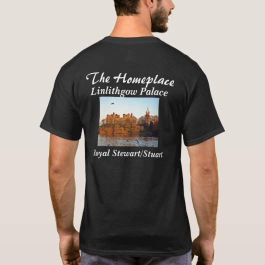 Linlithgow Palace - Royal Stewart/Stuart T-shirt (Achterkant)