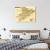 Linlithgowshire Canvas Afdruk (Insitu (Slaapkamer))