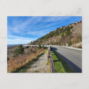 Linn Cove Viaduct Blue Ridge Parkway Briefkaart