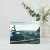 Linn Cove Viaduct, Blue Ridge Parkway Briefkaart (Staand voorkant)