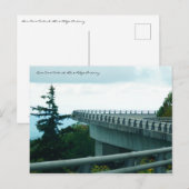 Linn Cove Viaduct, Blue Ridge Parkway Briefkaart (Voorkant / Achterkant)