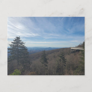 Linn Cove Viaduct Mountain Vista Blue Ridge Briefkaart