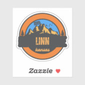 Linn, Kansas Sticker (Vel)