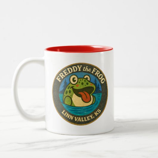 Linn Valley, KS Mug Tweekleurige Koffiemok (Links)