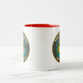 Linn Valley, KS Mug Tweekleurige Koffiemok (Center)