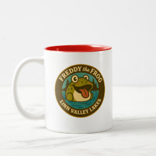 Linn Valley Lakes T-shirt Tweekleurige Koffiemok