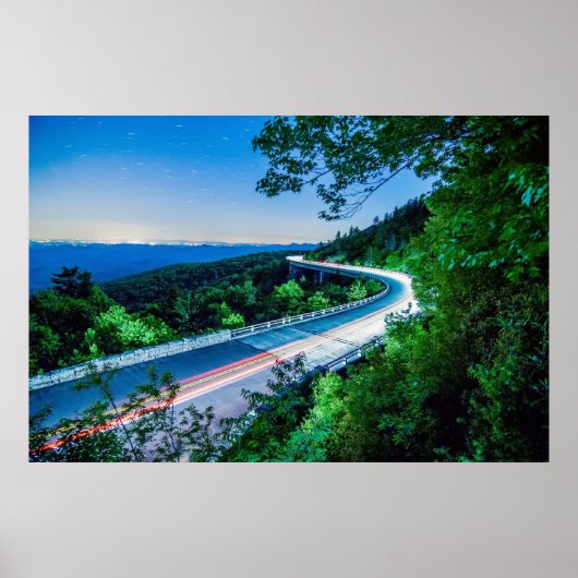 linncove viaduct blue ridge parkway poster (Voorkant)
