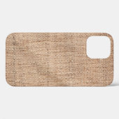Linneenduck grove korrelcanvas, gemundeld vignet t Case-Mate iPhone case (Achterkant (horizontaal))