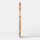 Linneenduck grove korrelcanvas, gemundeld vignet t Case-Mate iPhone case (Achterkant / Rechts)