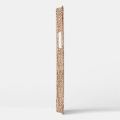 Linneenduck grove korrelcanvas, gemundeld vignet t Case-Mate iPhone case (Achterkant / Rechts)