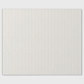 Linnen Beige en witte visgraat Cadeaupapier (Vlak)