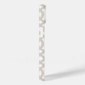 Linnen Beige Modern Trellis Case-Mate iPhone Case (Achterkant / Rechts)