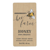  linnen Bijenschrift bijenhoningpot boerderij