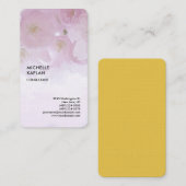 Linnen Bloemen Professioneel Exclusief Vrouwelijk Visitekaartje (Voorkant / Achterkant)