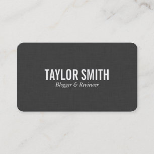 Linnen Donker Visitekaartje