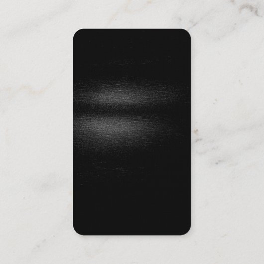 Linnen donkergrijs Abstract minimalistisch modern Visitekaartje (Achterkant)