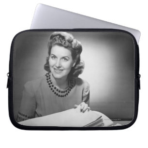 Linnen en handdoeken laptop sleeve