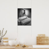 Linnen en handdoeken poster (Keuken)