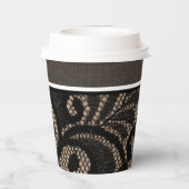 Linnen- en kant-en-papierbekertjes papieren bekers (Achterkant)