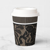 Linnen- en kant-en-papierbekertjes papieren bekers (Rechts)