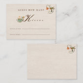  Linnen Fairy Vrijgezellenfeest Game Kaart Plaatskaartje (Voorkant / Achterkant)