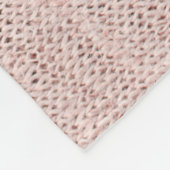 Linnen gebreide kleding met rode strepen  fleece deken (Hoek)