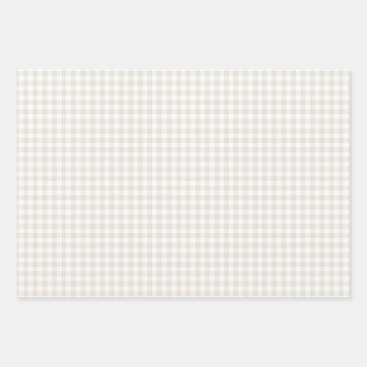 Linnen Gingham wrapping papier Inpakpapier Vel (Voorkant)