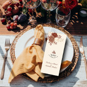 Linnen gouden glitter waterverf bloemen Islamitisc Menu