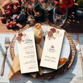 Linnen gouden glitter waterverf bloemen Islamitisc Menu