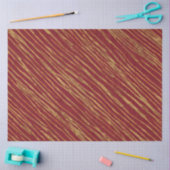 Linnen Luxe Modern Bourgondië Goud Collectie Tissuepapier (Craft)