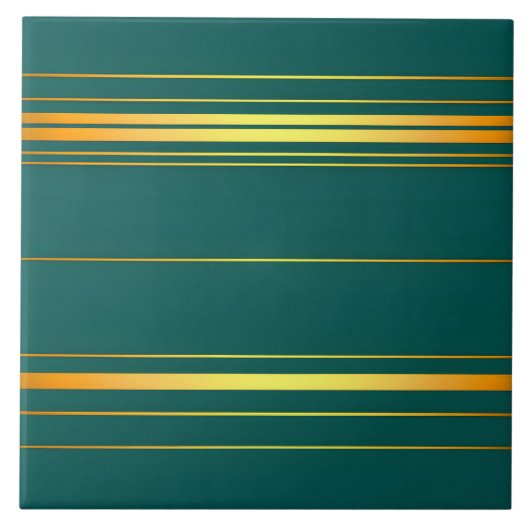 Linnen Luxe Modern Groen Goud Textuur Collectie Tegeltje (Voorkant)