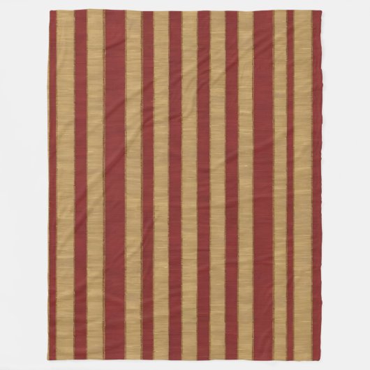 Linnen Luxe Populair Bourgogne Goud Collectie Fleece Deken (Voorkant)