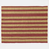 Linnen Luxe Populair Bourgogne Goud Collectie Fleece Deken (Voorkant (Horizontaal))