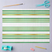 Linnen Luxe Populair Groen Goud Textuur Collectie Tissuepapier (Craft)