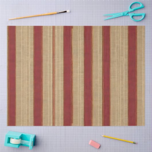 Linnen Luxe Trendy Bourgogne Goud Collectie Tissuepapier (Craft)