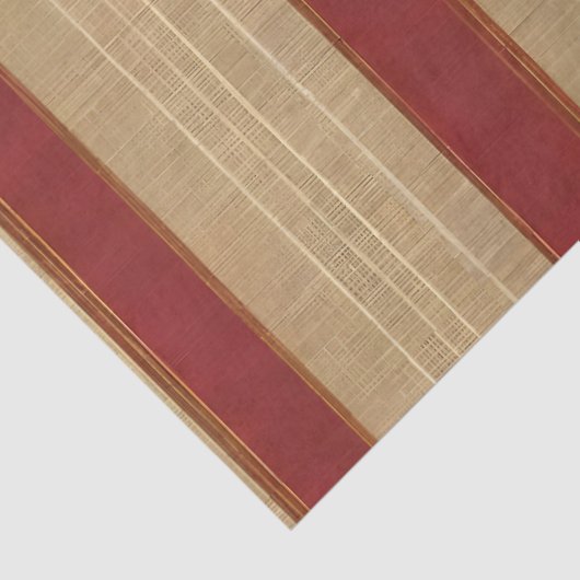 Linnen Luxe Trendy Bourgogne Goud Collectie Tissuepapier (Detail)